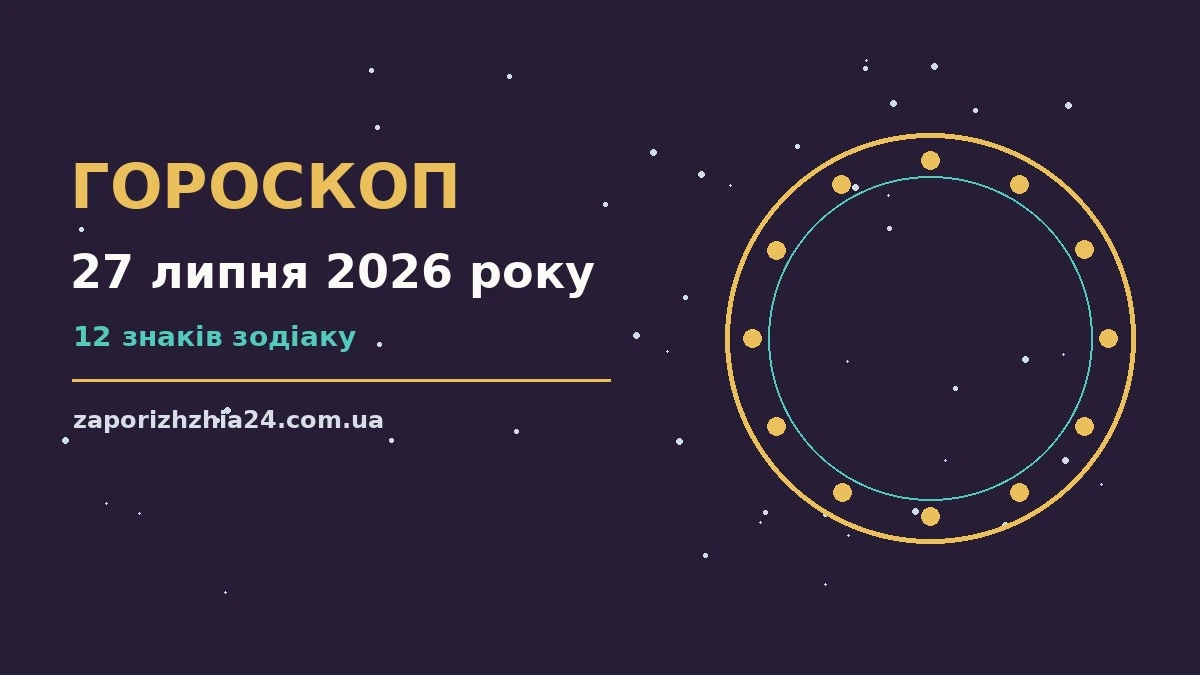 Зодіакальний календар на понеділок 27 липня 2026 року з практичними порадами для роботи, фінансів і стосунків