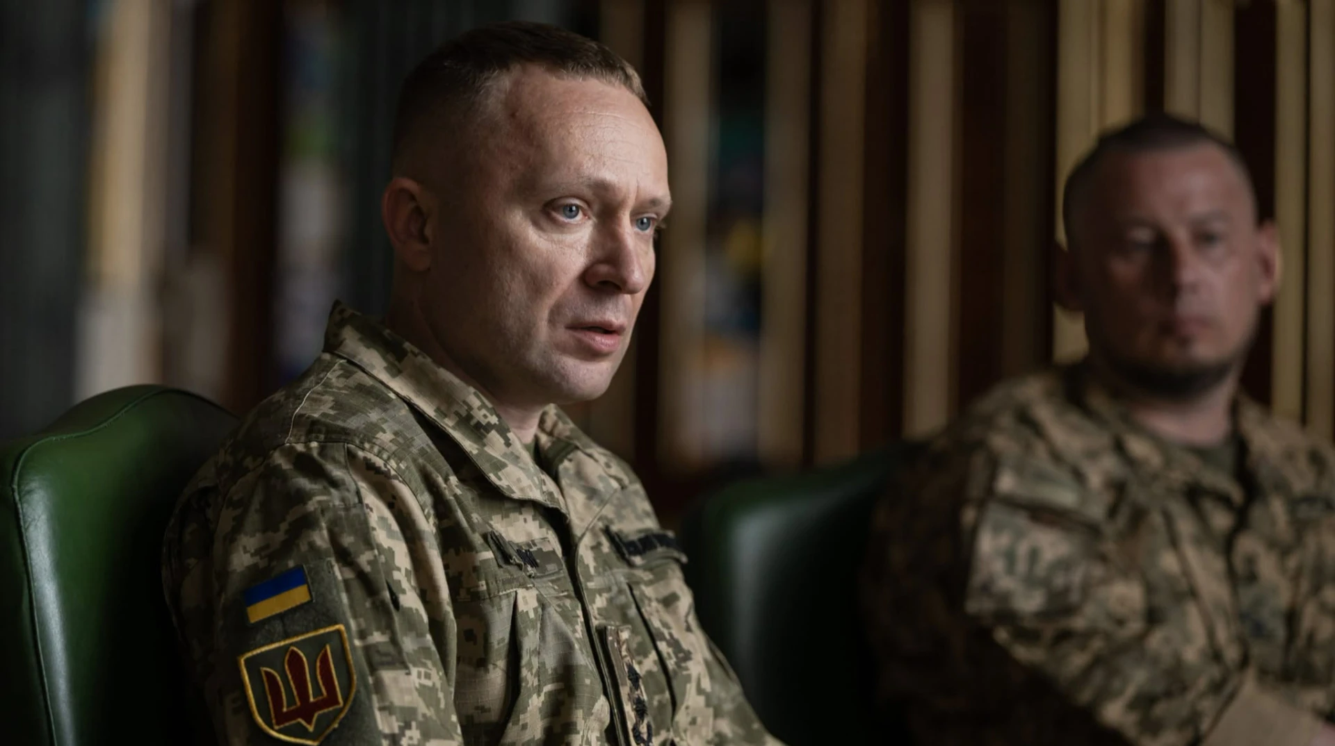 Президент Володимир Зеленський та генерал Михайло Драпатий під час звернення 21 липня 2026 року