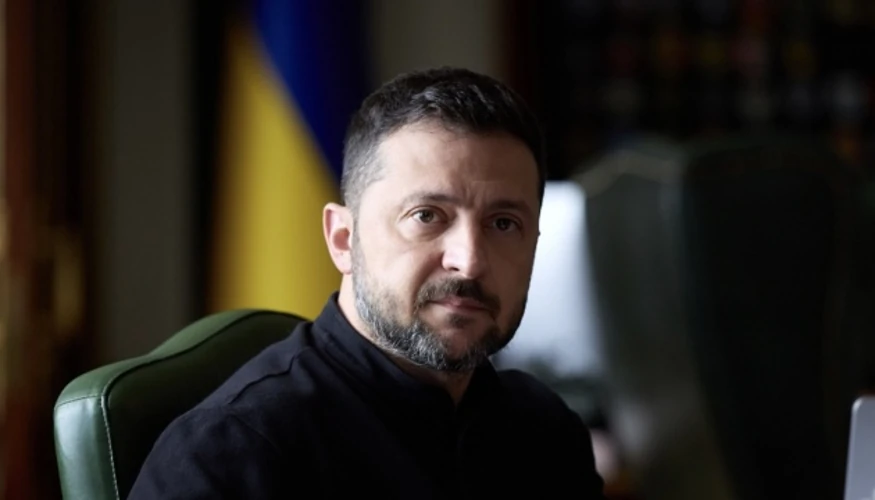 Президент Володимир Зеленський дає інтерв'ю Deutsche Welle